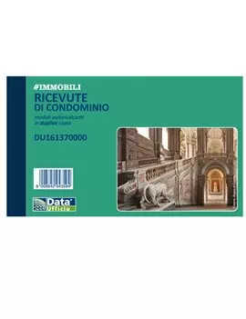 Blocco Ricevute Condominio Data Ufficio - 50/50 Copie Autoricalcanti - 16,8x10 cm - DU161370000 (Conf. 5)