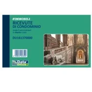 Blocco Ricevute Condominio Data Ufficio - 50/50 Copie Autoricalcanti - 16,8x10 cm - DU161370000 (Conf. 5)