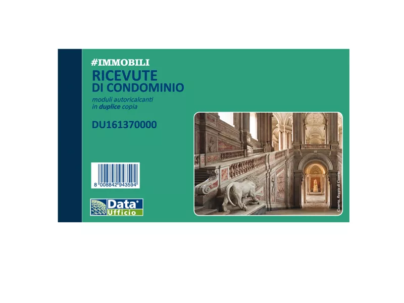 Blocco Ricevute Condominio Data Ufficio - 50/50 Copie Autoricalcanti - 16,8x10 cm - DU161370000 (Conf. 5) Blocco Ricevute Condominio Data Ufficio - 50/50 Copie Autoricalcanti - 16,8x10 cm - DU161370000 (Conf. 5)