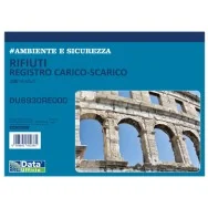 Registro Carico/Scarico Rifiuti Data Ufficio - 29,7x21,5 cm - 100 pagine - DU6930RE000 (Conf. 2)