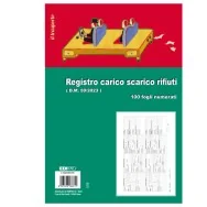 Registro Carico/Scarico Rifiuti Edipro - 21,5x29,7 cm - 100 Pagine Numerate - E2868RENTRI (Conf. 5)