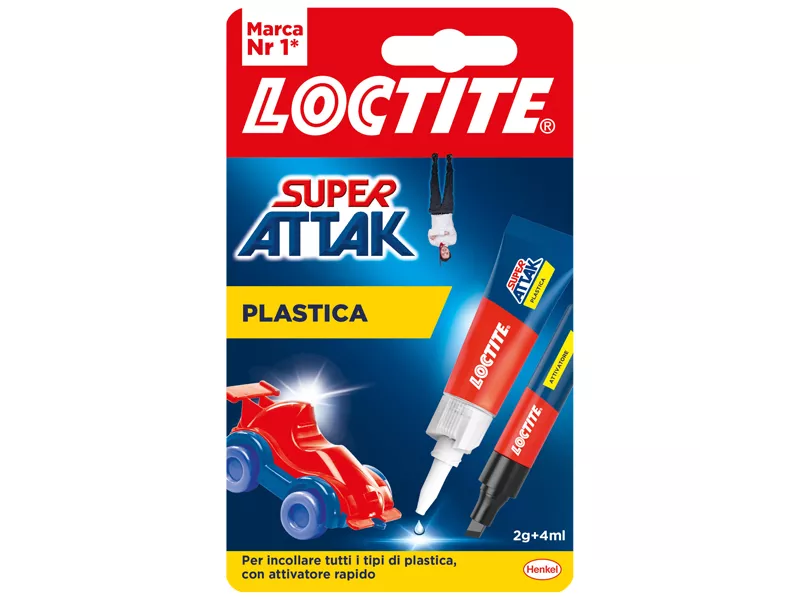 Colla Super Attak con Attivatore in Penna Loctite - 2 g + 4 ml - 2632283 Colla Super Attak con Attivatore in Penna Loctite - 2 g + 4 ml - 2632283
