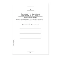 Libretto Impianti di Climatizzazione Data Ufficio - 44 Pagine - 21x30 cm - DU319300000
