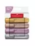 Evidenziatore Textliner 46 Faber Castell - 1-2-5 mm - 254674 (Assortiti Metallic Conf. 4)