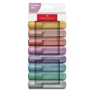 Evidenziatore Textliner 46 Faber Castell - 1-2-5 mm - 254678 (Assortiti Metallic Conf. 8)