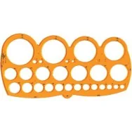 Maschera per Cerchi Grandi Arda - 27,8x14 cm - 7126 (Arancione Conf. 10)