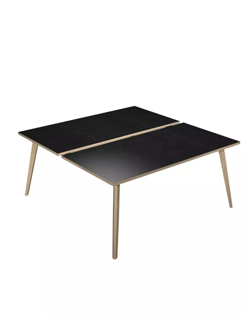 Scrivania a 2 Postazioni Contrapposte Woody Artexport - 180x166 cm - 6405B-DKA-8C (Rovere e Nero Venato) Scrivania a 2 Postazioni Contrapposte Woody Artexport - 180x166 cm - 6405B-DKA-8C (Rovere e Nero Venato)