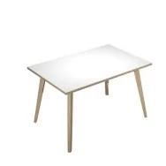 Scrivania Lineare Woody Artexport - 120x80 cm - 6404-DKA-3C (Rovere e Bianco)