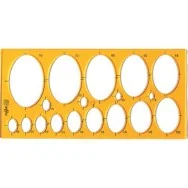 Maschera per Ellissi Arda - 31,6x15 cm - 7135 (Arancione Conf. 10)