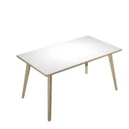 Scrivania Lineare Woody Artexport - 140x80 cm - 6402-DKA-3C (Rovere e Bianco)