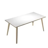 Scrivania Lineare Woody Artexport - 160x80 cm - 6403-DKA-3C (Rovere e Bianco)