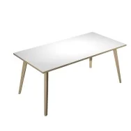 Scrivania Lineare Woody Artexport - 180x80 cm - 6405-DKA-3C (Rovere e Bianco)