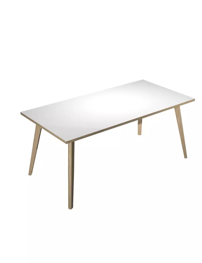 Scrivania Lineare Woody Artexport - 180x80 cm - 6405-DKA-3C (Rovere e Bianco) Scrivania Lineare Woody Artexport - 180x80 cm - 6405-DKA-3C (Rovere e Bianco)
