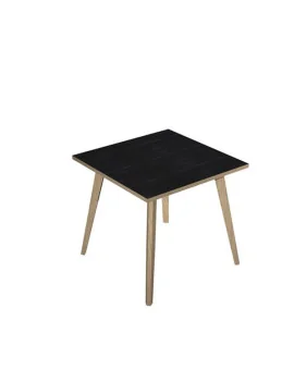 Scrivania Lineare Woody Artexport - 80x80 cm - 6401-DKA-8C (Rovere e Nero Venato)