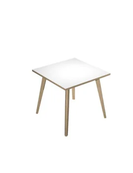 Scrivania Lineare Woody Artexport - 80x80 cm - 6401-DKA-3C (Rovere e Bianco)