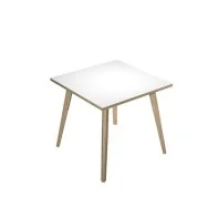 Scrivania Lineare Woody Artexport - 80x80 cm - 6401-DKA-3C (Rovere e Bianco)