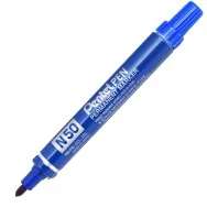 Marcatore Permanente N50 Pentel - Punta Tonda - 4,3 mm - N50-C (Blu)