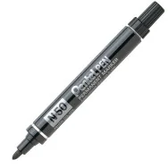 Marcatore Permanente N50 Pentel - Punta Tonda - 4,3 mm - N50-A (Nero)