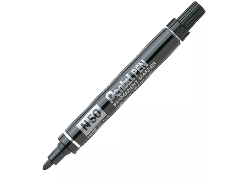 Marcatore Permanente N50 Pentel - Punta Tonda - 4,3 mm - N50-A (Nero) Marcatore Permanente N50 Pentel - Punta Tonda - 4,3 mm - N50-A (Nero)