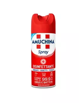 Disinfettante Spray per Ambienti Oggetti e Tessuti Amuchina Professional - 419800 - 400 ml