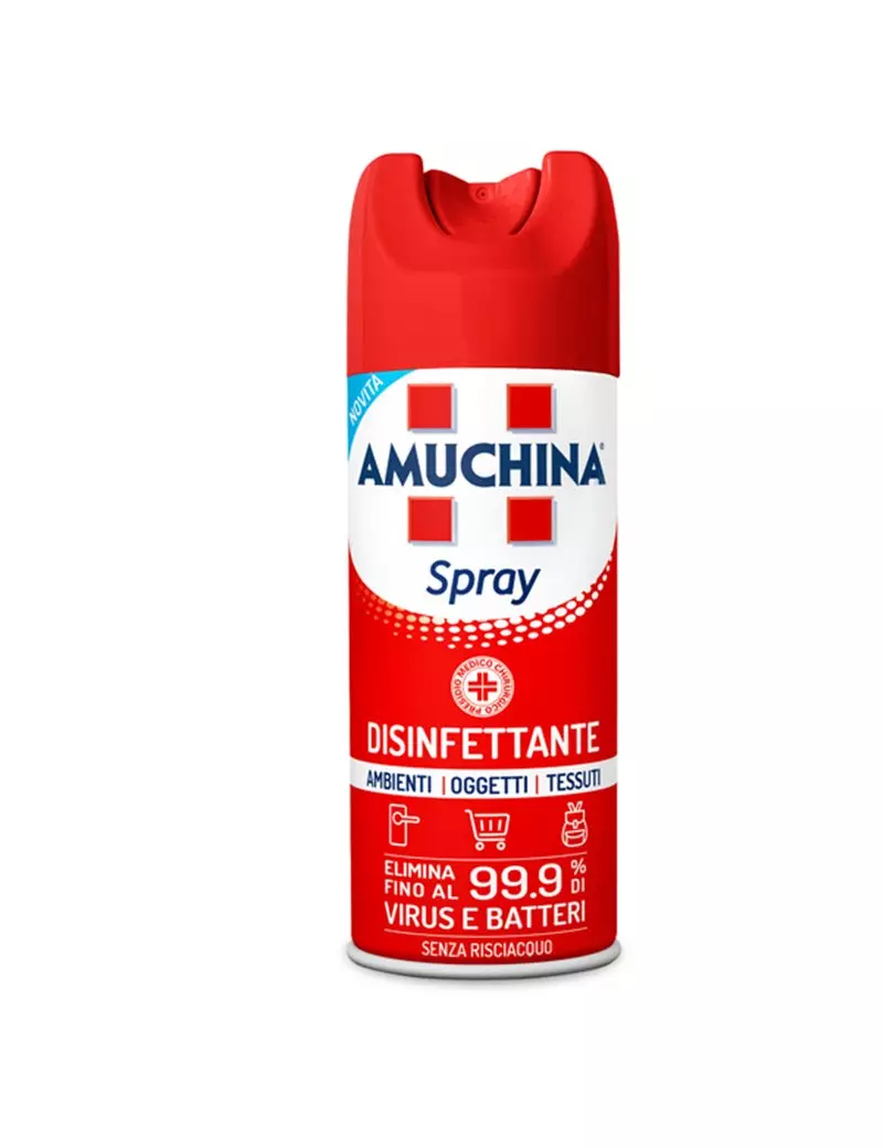 Disinfettante Spray per Ambienti Oggetti e Tessuti Amuchina Professional - 419800 - 400 ml Disinfettante Spray per Ambienti Oggetti e Tessuti Amuchina Professional - 419800 - 400 ml