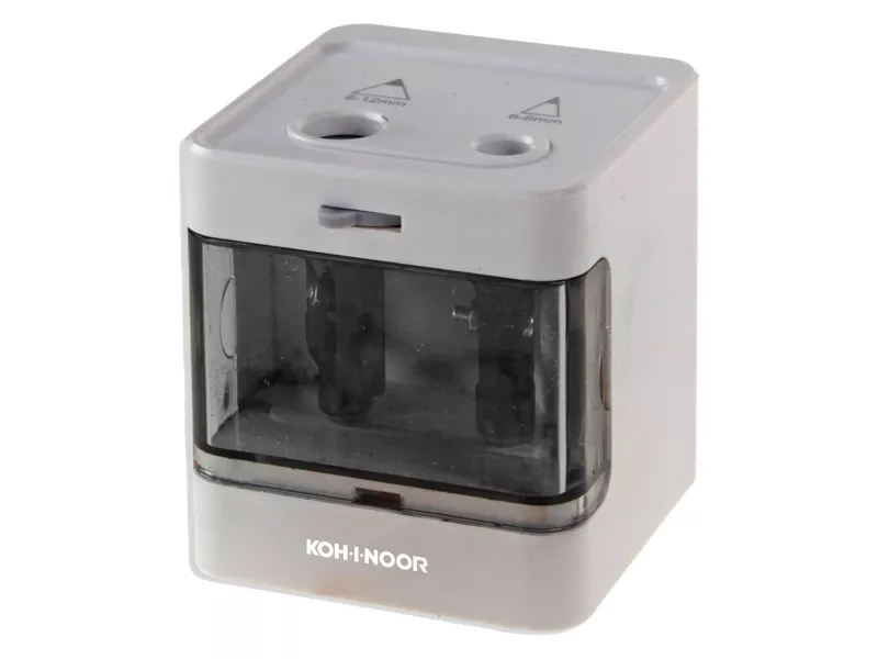 Temperamatite Elettrico Cube Koh-i-noor - 2 Fori - DAS8044 (Grigio) Temperamatite Elettrico Cube Koh-i-noor - 2 Fori - DAS8044 (Grigio)