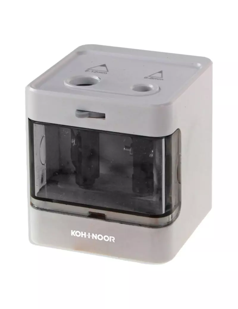Temperamatite Elettrico Cube Koh-i-noor - 2 Fori - DAS8044 (Grigio) Temperamatite Elettrico Cube Koh-i-noor - 2 Fori - DAS8044 (Grigio)