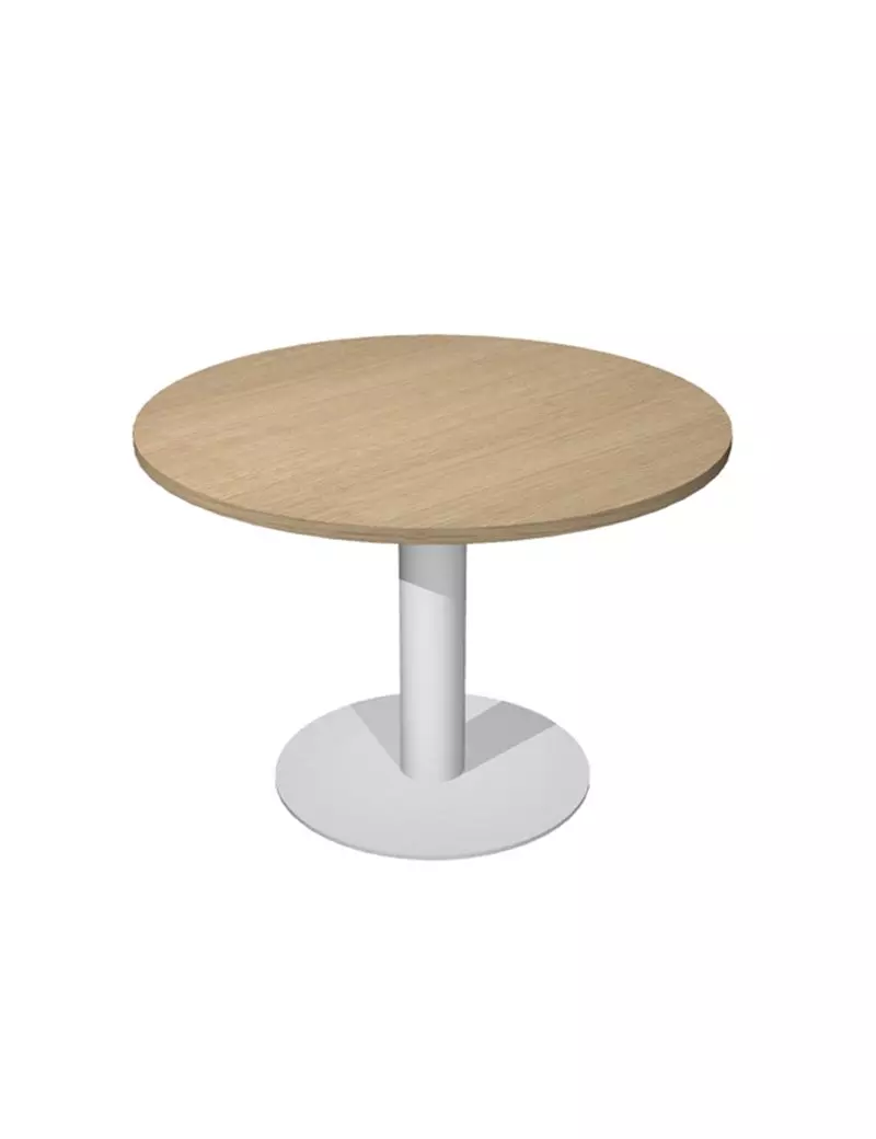 Tavolo Riunioni Agorà Direction Artexport - Rotondo - Diametro 80 cm - PR80+BASE50/C (Rovere Gamba Metallo) Tavolo Riunioni Agorà Direction Artexport - Rotondo - Diametro 80 cm - PR80+BASE50/C (Rovere Gamba Metallo)