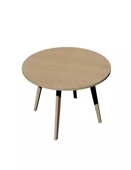 Tavolo Riunioni Woody Artexport - Rotondo - Diametro 100 cm - 6410-DKA-C (Rovere)