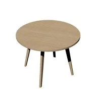 Tavolo Riunioni Woody Artexport - Rotondo - Diametro 100 cm - 6410-DKA-C (Rovere)