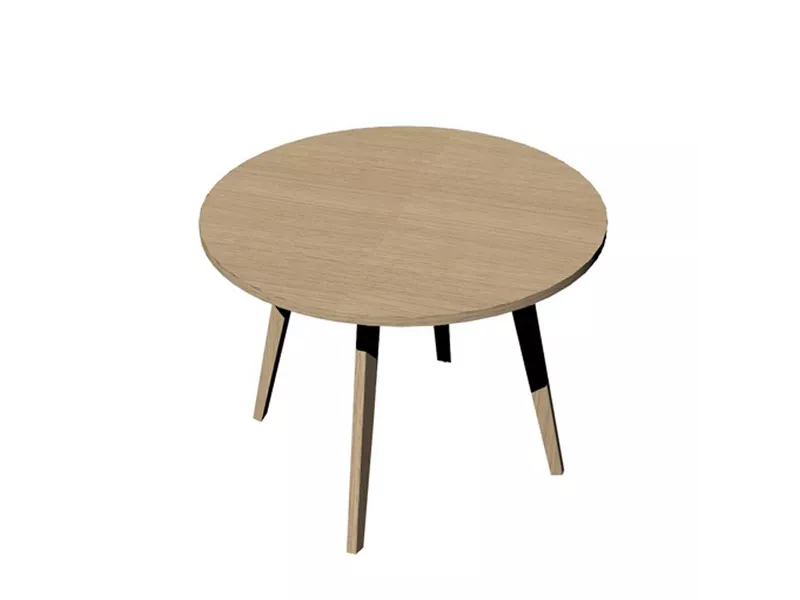 Tavolo Riunioni Woody Artexport - Rotondo - Diametro 100 cm - 6410-DKA-C (Rovere)