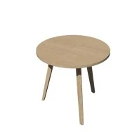 Tavolo Riunioni Woody Artexport - Rotondo - Diametro 80 cm - 6408-DKA-C (Rovere)