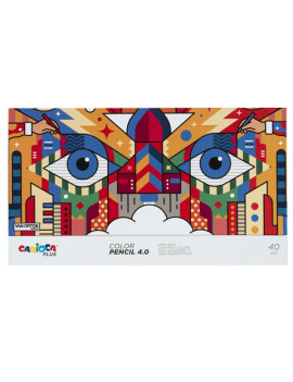 Matite Colorate Color Pencil 4.0 Carioca - 4 mm - 45204 (Assortiti Conf. 40)