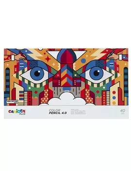 Matite Colorate Color Pencil 4.0 Carioca - 4 mm - 45204 (Assortiti Conf. 40)