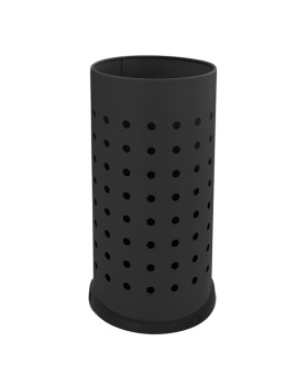 Portaombrelli Forato Stilcasa - 24x48 cm - 21 Litri - 116/N (Nero)