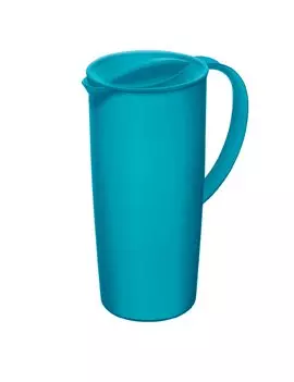 Caraffa con Coperchio Rotho - 16x10,5x22,5 cm - 1,2 Litri - F707058 (Blu)