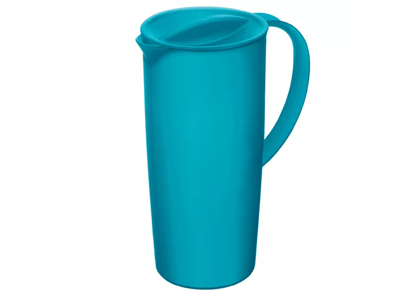 Caraffa con Coperchio Rotho - 16x10,5x22,5 cm - 1,2 Litri - F707058 (Blu)
