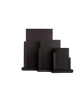 Lavagna da Tavolo Elegant Securit - A4 - 27,5x32x7 cm - ELE-BL-LA (Nero)