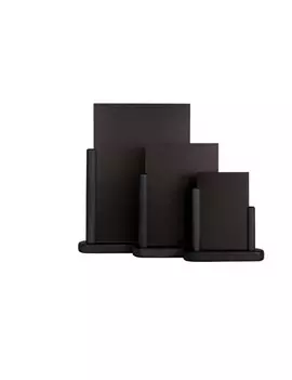 Lavagna da Tavolo Elegant Securit - A4 - 27,5x32x7 cm - ELE-BL-LA (Nero)