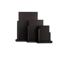 Lavagna da Tavolo Elegant Securit - A6 - 15,5x17x5 cm - ELE-BL-SM (Nero)