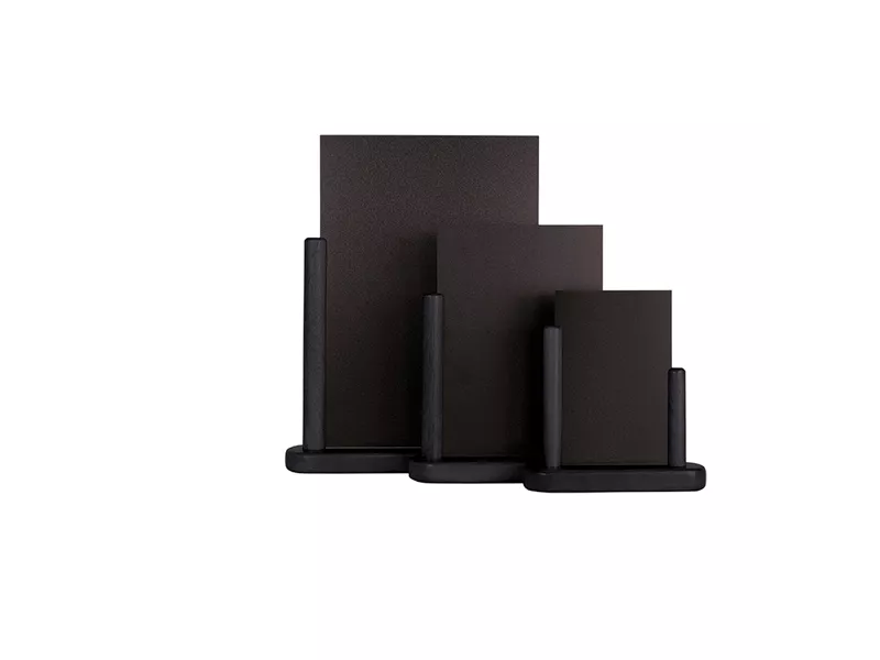 Lavagna da Tavolo Elegant Securit - A6 - 15,5x17x5 cm - ELE-BL-SM (Nero)
