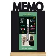 Lavagna da Tavolo Silhouette Securit - 34,5x21 cm - Memo - FBT-MEMO (Nero)