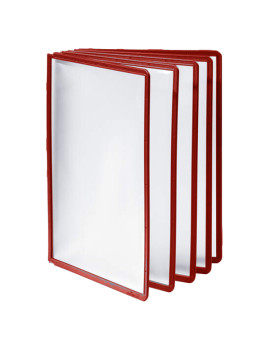 Pannello di Ricambio Sherpa per Leggii Vario Durable - A4 - 5606-03 (Rosso Conf. 5)
