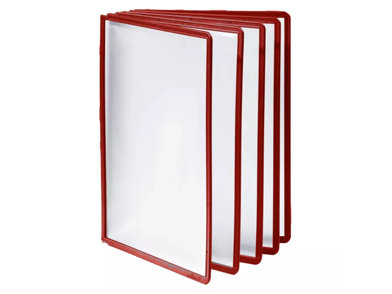 Pannello di Ricambio Sherpa per Leggii Vario Durable - A4 - 5606-03 (Rosso Conf. 5)