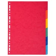 Separatori in Cartoncino Riciclato Forevere Exacompta - A4 - 6 Tasti - 2006E (Assortiti)