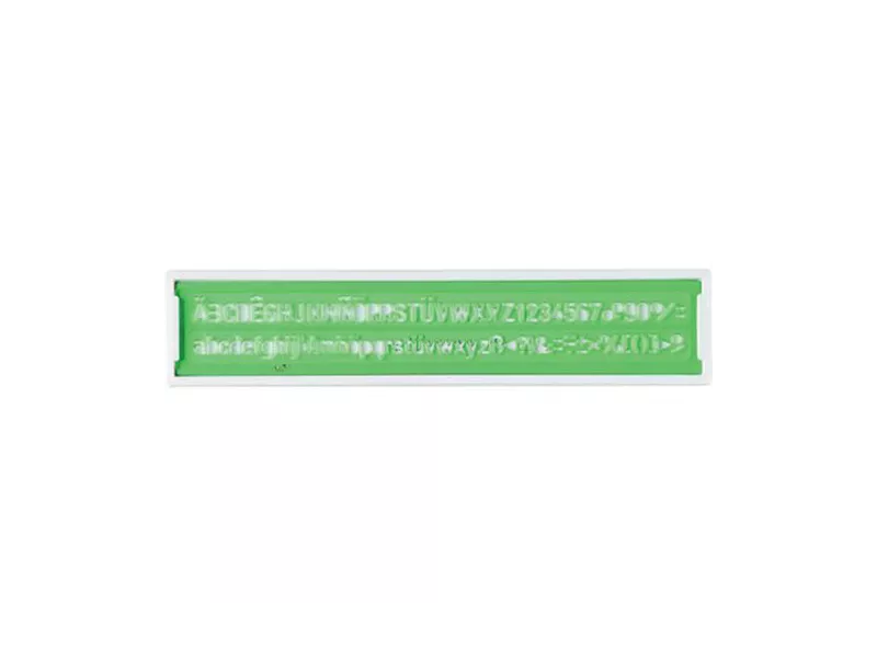 Normografo Norme Uni Arda - 28,6x4,3 cm - 10 mm - 30010 (Verde) Normografo Norme Uni Arda - 28,6x4,3 cm - 10 mm - 30010 (Verde)