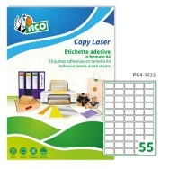 Etichette Adesive Tico - 36x22 mm - PG4-3622 (Bianco Conf. 100)