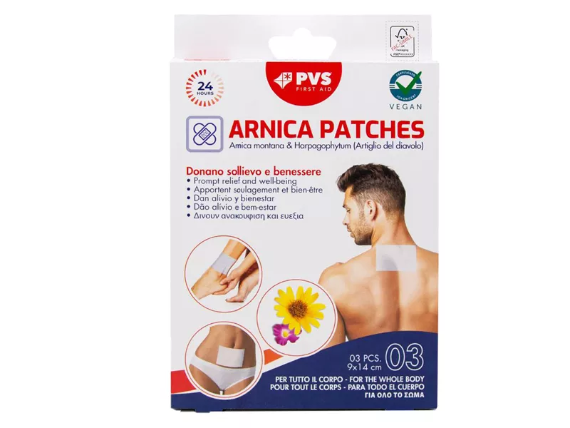 Cerotti Arnica PVS - 9x14 cm - MEG007 (Conf. 3)