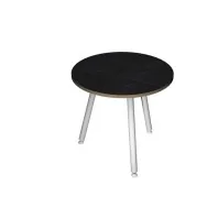 Tavolo Riunioni Skinny Metal Artexport - Rotondo - Diametro 80 cm - 6408-DJA-8C-AM (Nero Venato)