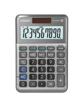 Calcolatrice da Tavolo MS-100FM Casio (Grigio)